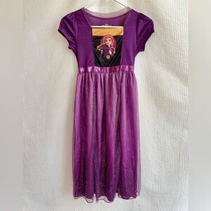 Disney Frozen II Girls Purple Dress Up Play Costume Size: 7/8 Like New